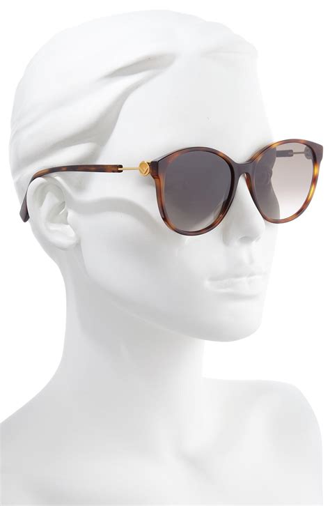 58mm gradient cat eye sunglasses fendi|Fendi sunglasses frames cat eye.